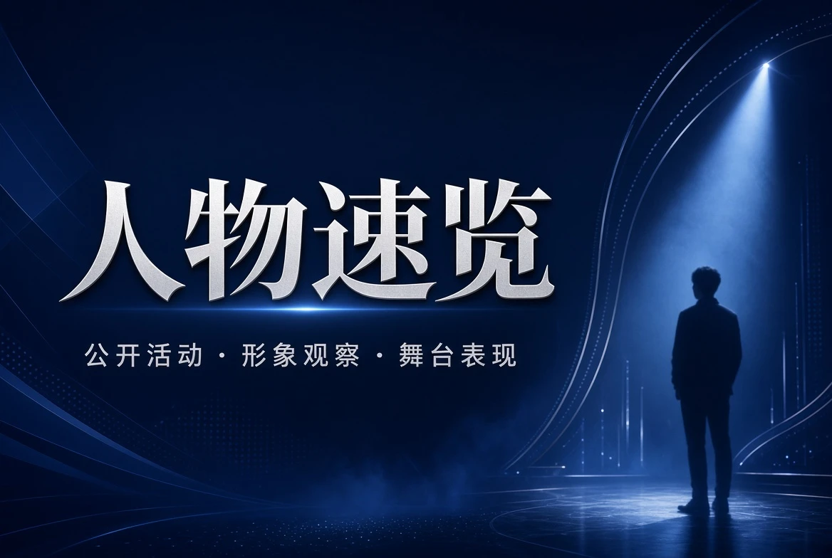 人物公开活动与形象观察